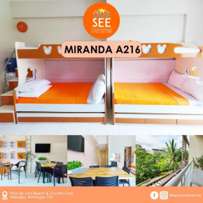 Miranda 216A at Pico de Loro Beach and Country Club by SEE Condominiums